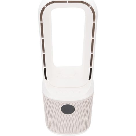 Ventilateur de bureau sans pales, 9 vitesses, oscillant à 60 degrés, rechargeable, petit et silencieux, idéal pour la maison, le bureau ou la chambre. (1/5)