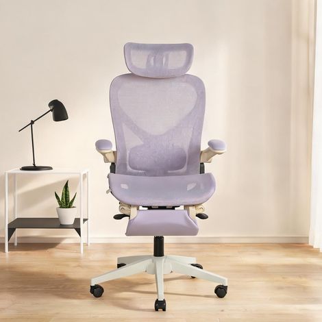 Chaise de bureau purple en maille 62 x 48,5 x 129 cm (1/5)