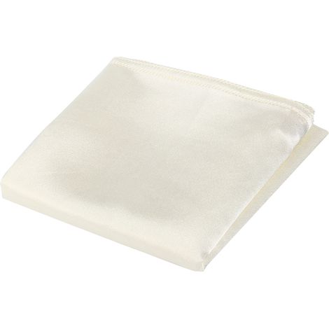 Serviette de table blanc crème 50 x 50 cm, serviette en tissu de luxe de style rétro européen pour banquets (1/4)