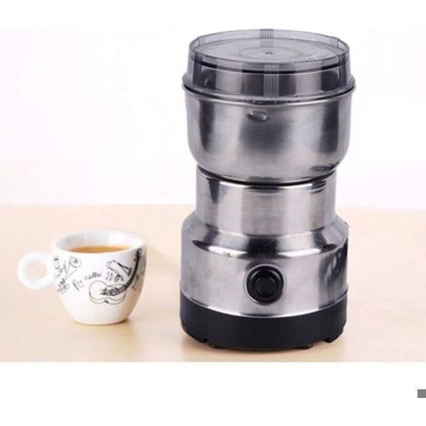 Moulin À Café - Lames En Acier Inoxydable - Pour Grains De Café Et Noix De Lin - 220 V - 100 À 200 W - 14500 Tr/Min - 160 X 93 Mm (1/4)