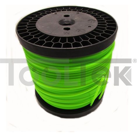 FILO PER DECESPUGLIATORE TAGLIAERBA SEZIONE 3,3/4mm QUADRATO BOBINA, " 4 mm "