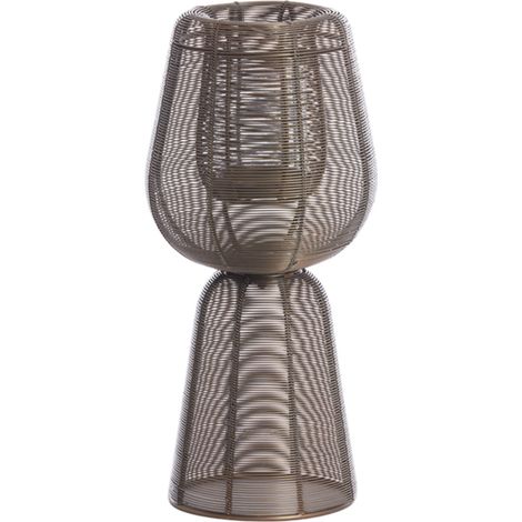 Faro in metallo FELLINI in colore bronzo – Ø18x41,5 cm (1/3)
