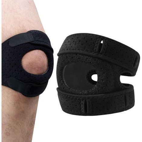 Fascia stabilizzatrice regolabile per tendine rotuleo e supporto stabilizzatore per la rotula, adatta a uomini e donne.