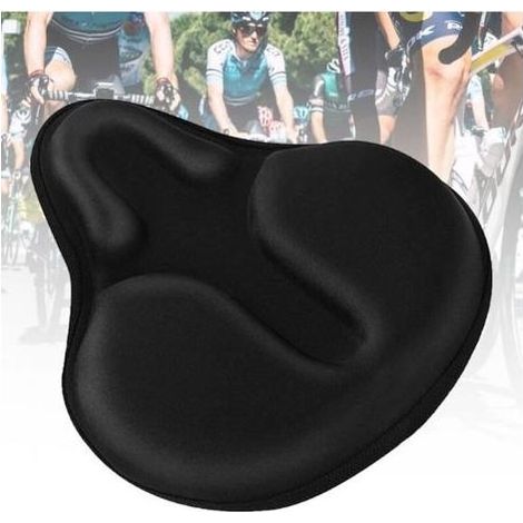 pair Housse de selle en gel pour vélo d\\'appartement - AQSACOKIYA - Coussin pour vélos stationnaires et cyclisme d\\'intérieur - homme (1/4)