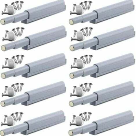 Magnetischer Türriegel mit Drucköffnung – 10er-Pack, einfache Montage, leises und zuverlässiges Schließen für Innentüren (1/5)