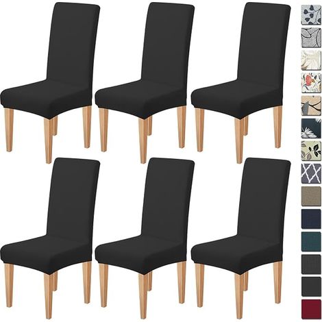 Dining Chair Cover, Black