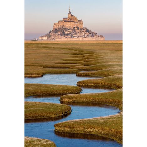 Tableau sur verre synthétique zizag Mont-Saint-Michel 65x97 cm - Impression sur Verre synthétique - Image HD  imprimée sur Verre synthétique - Tableau mural décoratif - Fabriqué en France (1/5)