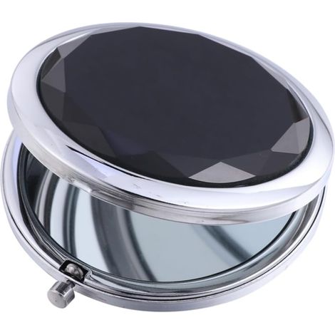 Miroir Pliable Double Face Miroir Cosmétique de Maquillage Portable pour Sac à Main