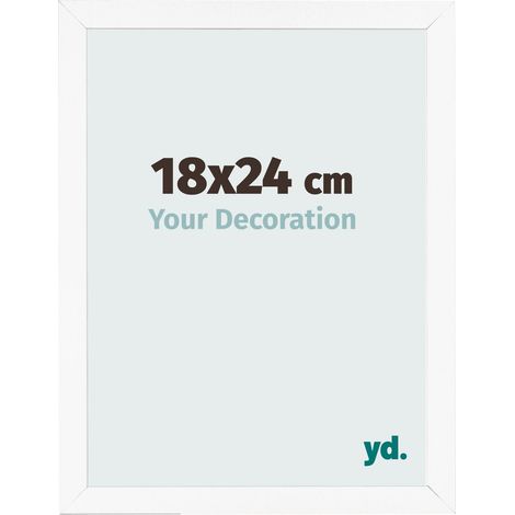 yd. - Cadre photo 18x24 - Blanc Mat - MDF - Bologna
