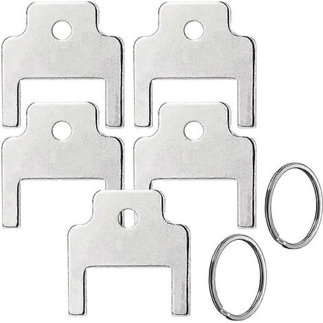 Clé argentée pour distributeur de papier essuie-mains universel (1/5)