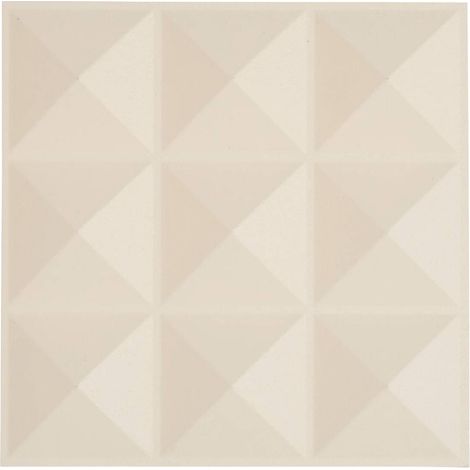 Lot de 2 Stickers Diamants "Oren" 30x30cm Beige (1/3)