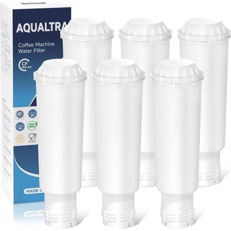6-Piece Compatible Water Filter F088, Limescale Reduction, Activated Carbon, for Coffee Machines (1/5)