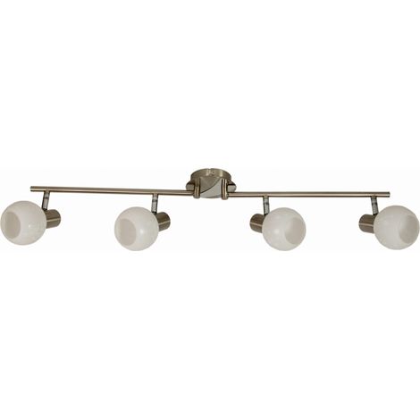 Plafoniera Candellux Avila 4xE14 cromata vetro 91cm