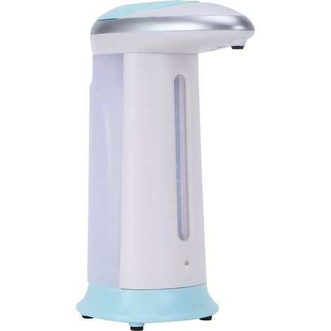 Distributeur de Savon Automatique Sans Contact avec Capteur pour Salle de Bain, Bleu (1/5)