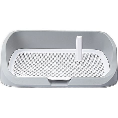 RHG Ramasse crottes et sacs à crottes,Toilette pour Chien Formation Chien Toilette pour Chiot Entraîneur Toilette avec Clôtures Entraîneur Pot Portable pour Chiens Moyens, Petits Et Chats 65x50x6.5 Cm