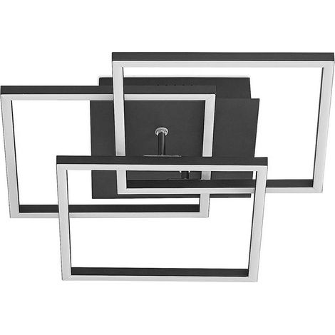 [NEUWERTIG] Lindby Qiana Led Deckenlampe Cct Leuchte Lampe Led Schwarz Dimmbar Fernbedienung B-Ware (1/2)