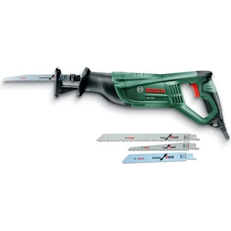 Bosch Hobby PSA 700 E Seghetto dritto 710 W con set lame 3 Pz.