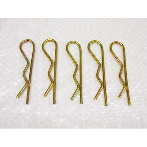 R Clips Zinc Plated 3MM x5 (Retaining Spring Beta Split Pin Cotter Grip) (1/2)