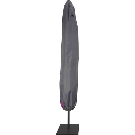Housse pour parasol droit 210 cm grise (1/5)