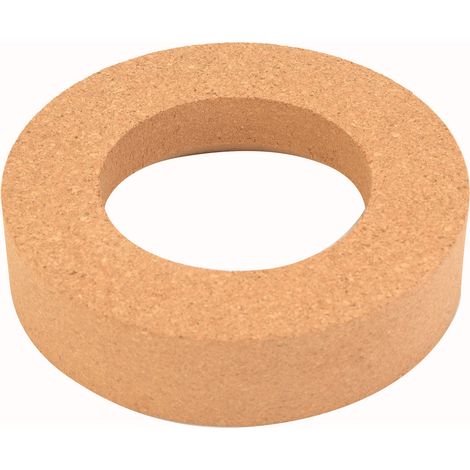 Anneau porte-bagues en liège synthétique de laboratoire pour flacon à fond rond (120 mm) (1/5)
