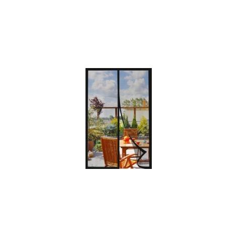 Magnetisches Moskitonetz für Fenster und Türen, 90 x 220 cm – Reißfest – Bohrfreie Montage – Für Schiebetüren und Wohnwagen