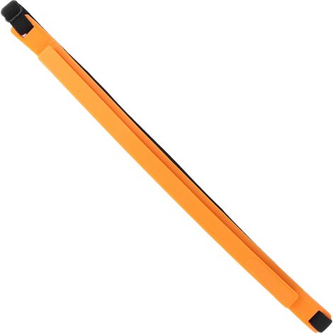 Bandeau sport élastique respirant, silicone antidérapant, serre-tête fitness, tour de tête ajustable, bandeau anti-transpiration orange, lot de 2, idéal running et yoga (1/5)