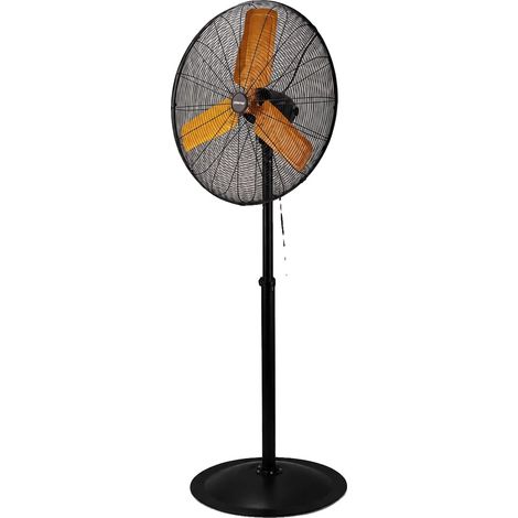 Ventilador de pedestal, aspas metálicas, 3 velocidades, 250 W. (1/2)