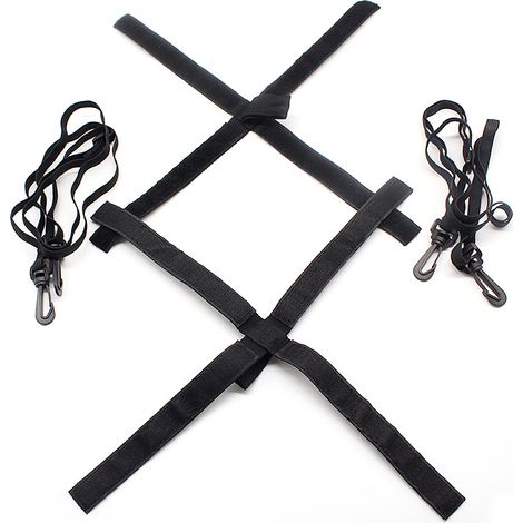 Lntyq Entraînement De Volley-Ball,Appareil D'entraînement Aid avec Cordons,Volleyball Kick Traine Ceinture Elastique,Réglable Bande De Résistance Volleyball,Accessoires Matériel De Volleyball,Noir (1/4)
