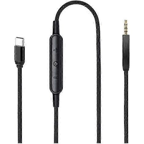 Câble USB-C vers jack 2,5 mm mâle pour casque QC25/QC35/QC35II/QC45 (édition B) (1/5)