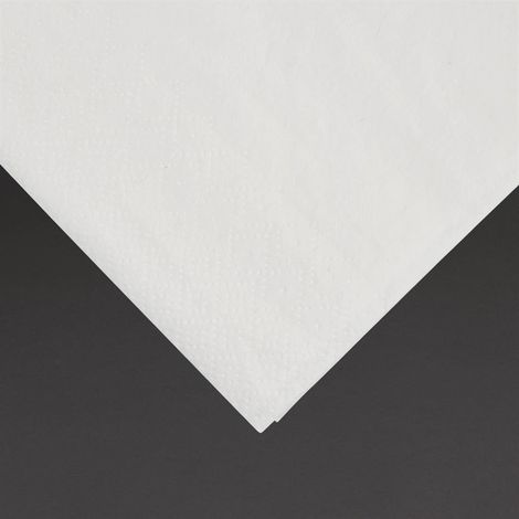 Serviettes dîner 2 plis format 1/8 400mm blanches (lot de 2000) - FIESTA RECYCLABLE (1/3)