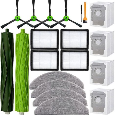 Kit accessori per Combo I5+ J5+: spazzola a rullo, filtro, mocio, sacco aspirapolvere, spazzola laterale (1/4)