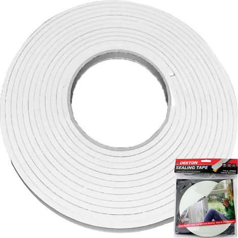 Dekton 2pc White Double Sided Sealing Excluding Draught Tape Adhesive Roll 5m (1/4)