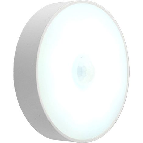 Veilleuses LED à détecteur de mouvement, lampes à fixer partout, éclairage de placard, d'escalier, appliques murales pour couloir, salle de bain, chambre, lumière blanche (1/5)