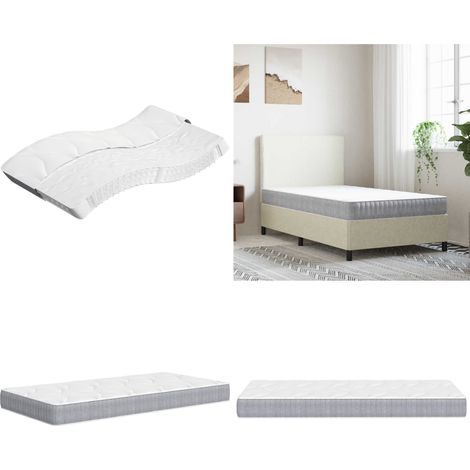 Matelas à ressorts ensachés moyen 100x200 cm - Matelas À Ressorts Ensachés - Matelas Confortable - Matelas Double - Literie - Sommier - Home & Living (1/5)
