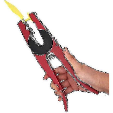 Outil pour la pose de boucles auriculaires sur le bétail, pince pour boucles auriculaires porcines et bovines, outil d'installation de boucles auriculaires, 1 rouge-AquaForge (1/4)