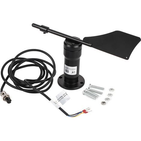 Wind sensor, high-efficiency wind direction measurement, speed direction measurement, accurate range measurement for home and school weather stations