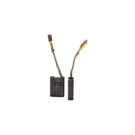 Juego de 2 carbones adaptables para Bosch, Skil. Dimensiones: 6,3 x 16 x 22 mm.