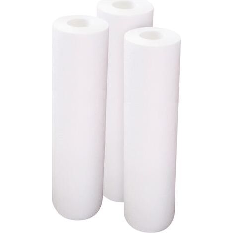 Lot de 3 cartouches filtrantes extrudées 25µ Merkur