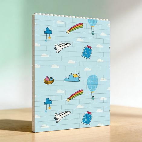 Cadre en blocs pour adultes, cadeau pour anniversaire et Saint‑Valentin (1/5)