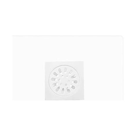 Couvercle de vidange Silicone Siphon de sol Déodorant Pad Toilette Sol Drain Pad Salle de bain Anti odeur Égout Déodorant Sol Drain Cover Eau Blanc (1/5)