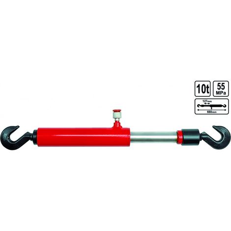 Hydraulik Abzieher Zugzylinder mit Kettenhaken 10 Tonnen für Richtsatz (1/6)