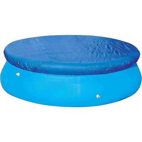 183 cm diameter, pool tarpaulin/cover with ropes for easy storage, suitable for round pools MUMU (1/4)