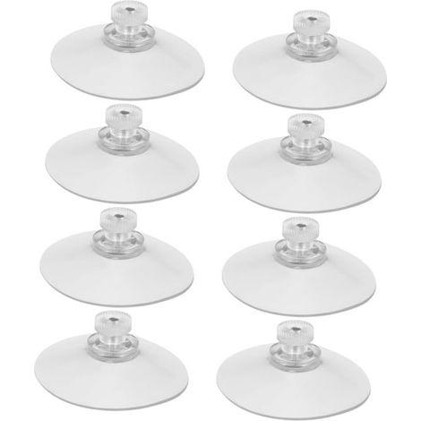 pièces - Ventouse avec filetage M4 - Ventouse transparente - ø 53mm - Ventouse - ventouses - crochet ventouse - verre - crochets de suspension - PVC - pour mur de salle de bain, fenêtre, voiture (1/5)