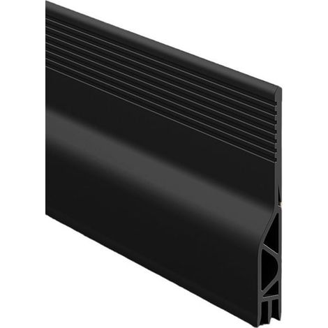 Flexible TPE-Türbodendichtung 100 cm (Schwarz) (1/5)