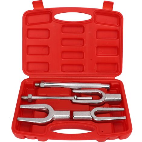 CFTGIW 5-teiliges Stahl-B-Seal-Separator-Set, Abzieher für das Ende des Pickle-Stiels, Pickle-Gabel-Werkzeugset mit Koffer für leichte Fahrzeuge