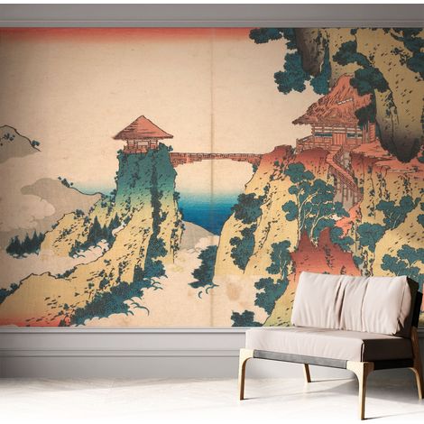 Papier peint autocollant adhésif avec imprimé motifs uniques apparence moderne Paysage pittoresque 312x219 cm (1/5)