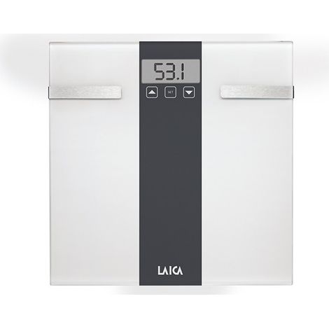 Báscula analizadora con sensor tactil color blanco 180 kg. (1/2)