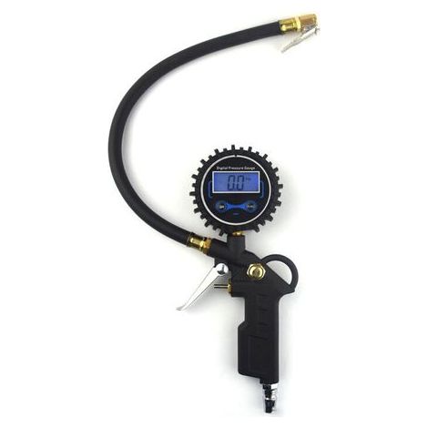Manomètre Numérique avec Écran LCD Testeur de Pression de Pneus Gonfleur de Pneus Testeur de Pression d'Air Haute Précision 255 PSI pour Voiture Moto Voiture Camion (1/5)
