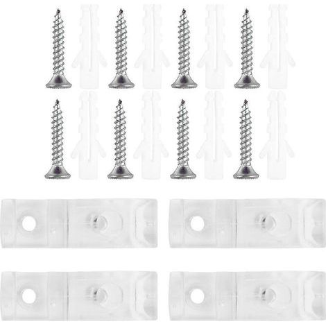 1 jeu de vis et clips en plastique pour stores enrouleurs verticaux-4pcs (1/3)