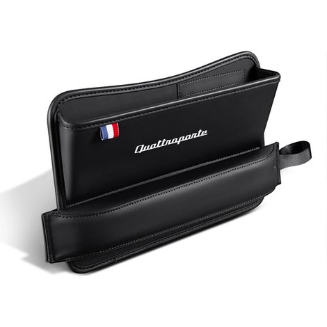(Pour Quattroporte 1) Sac de rangement pour fente de siège auto, accessoire de remplissage d'espace pour Maserati Logo MC20 Ghibli Levante Quattroporte (1/5)